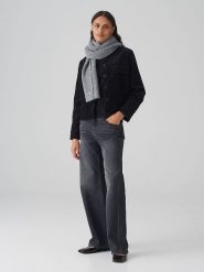 OPUS Szal w kolorze szarym - 168 x 30 cm rozmiar: onesize. Szare szaliki i kominy damskie Opus, bez wzorów, z materiału. Za 113.63 zł.