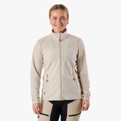Bluza polarowa rozpinana Turystyka Damska Swedemount Lofoten Fleece W. Brązowe bluzy bez kaptura damskie SWEDEMOUNT, z polaru. W wyprzedaży za 185.00 zł.