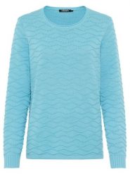 Olsen Sweter w kolorze niebieskim rozmiar: 42. Niebieskie swetry klasyczne damskie Olsen, bez kołnierzyka. Za 86.99 zł.