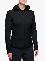 Bluza polarowa damska Vaude Monviso Fleece Jacket III. Czarne bluzy z kapturem damskie Vaude, s, z materiału. Za 379.49 zł.