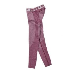 Second life - Damskie Legginsy Fitness Yoga w Kolorze Czerwonym - Jak nowy. Czerwone legginsy damskie Gymshark, bez wzorów. Za 122.63 zł.