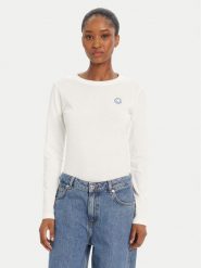 HUGO Bluzka Daliria_B 50520316 Biały Regular Fit. Białe bluzki damskie Hugo, xs, bez wzorów, z bawełny, bez ramiączek. Za 179.99 zł.