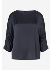 More & More Bluzka w kolorze czarnym rozmiar: 40. Czarne bluzki damskie MORE & MORE, s, bez wzorów, z wiskozy, klasyczne, bez kołnierzyka, bez ramiączek. Za 86.99 zł.