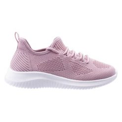 Buty Martes Emidy 92800595282 dziecięce różowe. Czerwone buty sportowe dziewczęce bez wzorów, z materiału, bez zapięcia. Za 108.17 zł.