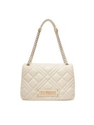 LOVE MOSCHINO Torebka JC4153PP0MLA0110 Écru. Torebki klasyczne damskie Love Moschino, bez wzorów, ze skóry, wizytowe, bez kołnierzyka, bez ramiączek. Za 579.99 zł.
