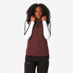Kamizelka narciarska damska Quechua Mid L 900. Fioletowe kamizelki damskie QUECHUA, l, z materiału. Za 179.99 zł.