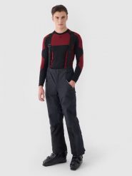 4F Spodnie narciarskie w kolorze czarnym rozmiar: L. Czarne spodnie materiałowe męskie 4f, bez wzorów. Za 545.19 zł.