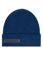Guess Czapka AM9583 POL01 Granatowy. Niebieskie czapki zimowe damskie Guess, z materiału. Za 139.99 zł.