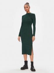JDY Sukienka codzienna Filipa 15305343 Zielony Slim Fit. Zielone sukienki damskie JDY, na co dzień, xs, bez wzorów, z syntetyku, bez kołnierzyka, bez ramiączek, proste. Za 79.99 zł.