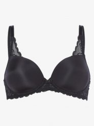 Triumph biustonosz z fiszbinami Kobiety Sztuczne włókno czarny, 75C. Czarne biustonosze Triumph, bez wzorów, z koronki. Za 249.95 zł.