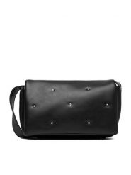 JENNY Torebka CEO-JNY-M-003-09 Czarny. Czarne listonoszki damskie Jenny, bez wzorów, z materiału, bez dodatków. Za 129.99 zł.