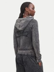 Juicy Couture Bluza JCWAS226320 Czarny Regular Fit. Czarne bluzy bez kaptura damskie Juicy Couture, xl, z bawełny. Za 359.99 zł.