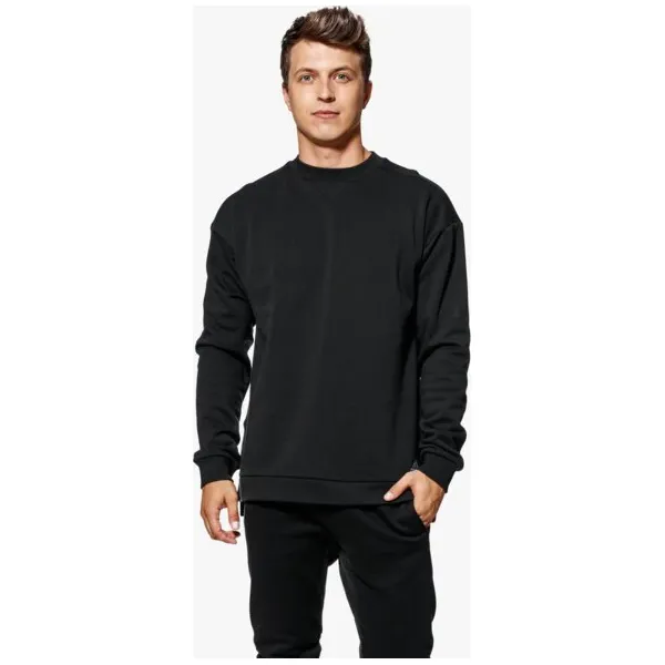 Adidas Bluza M Bl Sw , czarny, rozmiar XL. Czarne bluzy bez kaptura męskie Adidas, m, z materiału. W wyprzedaży za 129.99 zł.