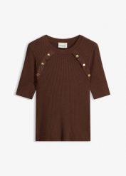 Cienki sweter z miękkiej mieszanki wiskozy. Czarne swetry klasyczne damskie bonprix, z wiskozy, bez kołnierzyka. Za 129.99 zł.