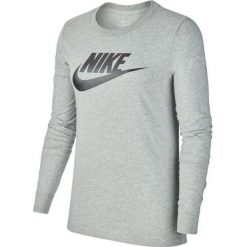 Koszulka damska Nike Essential Icon Futura, szara, XS. Szare t-shirty damskie Nike, xs, bez wzorów, z bawełny, bez kołnierzyka. Za 212.99 zł.