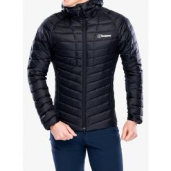 Kurtka puchowa męska Berghaus Tephra Stretch Reflect 2.0 Hoody. Czarne kurtki męskie Berghaus, m, bez wzorów, z puchu, sportowe, bez kaptura. Za 1,082.80 zł.