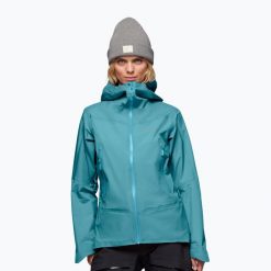 Kurtka przeciwdeszczowa damska NORRONA Falketind Gore-Tex. Niebieskie kurtki przeciwdeszczowe damskie NORRONA, l, bez kaptura, gore-tex. Za 2,479.00 zł.