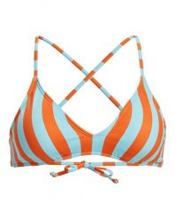 Stanik bikini typu bralette dla Kobiety PT BEACH CLASSICS Niebieski. Niebieskie bikini damskie Roxy, bez wzorów. Za 159.99 zł.