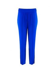 MARLU Spodnie w kolorze kobaltowym rozmiar: 40. Niebieskie spodnie materiałowe damskie MARLU, bez wzorów, z materiału. Za 162.87 zł.
