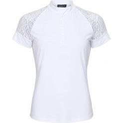 Damska koszula do jazdy konnej Equipage Brooke. Białe koszule damskie EQUIPAGE, bez wzorów, sportowe, bez kołnierzyka, bez ramiączek. Za 309.50 zł.