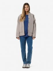 Noisy may Kurtka przejściowa w kolorze beżowym rozmiar: M. Brązowe kurtki damskie Noisy may, m, bez wzorów, bez kaptura. Za 187.96 zł.