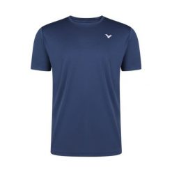 Koszulka do badmintona dla dorosłych Victor T-13102 B. Niebieskie t-shirty damskie VICTOR, xl, bez wzorów, bez kołnierzyka. Za 89.99 zł.