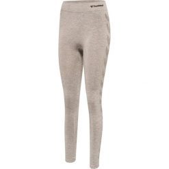 Damskie legginsy mid-rise Hummel CI. Szare legginsy damskie HUMMEL, bez wzorów, z dzianiny, na fitness i siłownię. Za 214.50 zł.