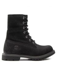 Timberland Trapery Authentic Teddy Fleece W TB08149A001 Czarny. Czarne trapery damskie Timberland, ze skóry, bez obcasa. Za 629.99 zł.
