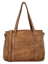 HIDE & STITCHES Skórzana torebka w kolorze jasnobrązowym - 34 x 26 x 13 cm rozmiar: onesize. Brązowe torebki klasyczne damskie HIDE & STITCHES, bez wzorów, z materiału, bez dodatków. Za 260.99 zł.