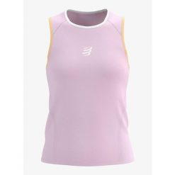 Koszulka do biegania damska Compressport Trail Racing Tank. Czerwone bielizna termoaktywna damska Compressport, bez wzorów. Za 277.99 zł.