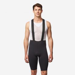 Spodenki rowerowe szosowe Van Rysel Endurance Ultra. Czarne szorty męskie VAN RYSEL, bez wzorów, z tworzywa sztucznego, sportowe. Za 549.99 zł.