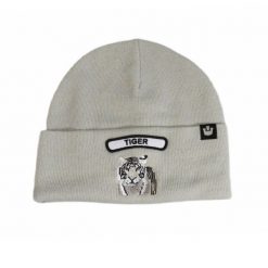 Czapka zimowa beanie Goorin Bros. Soft Rock Tiger 107-1798-SIL. Szare czapki męskie Goorin Bros, na zimę, bez wzorów, rockowe. Za 169.00 zł.