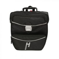 Haberland Touring Max pojedyncza torba rowerowa 17 l. Czarne torebki klasyczne damskie HABERLAND, bez wzorów, bez dodatków. Za 467.95 zł.