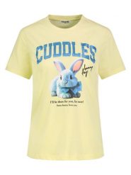 Sublevel Koszulka w kolorze żółtym rozmiar: L. Żółte bluzki damskie Sublevel, l, bez wzorów, bez kołnierzyka. Za 43.99 zł.