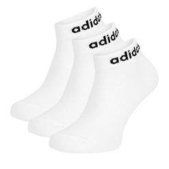 Skarpety krótkie adidas. Białe skarpetki męskie Adidas, bez wzorów. Za 44.99 zł.