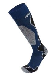 Nordica Męskie skarpety High Performance 2.0 ciemnoniebieskie/czarne/białe. Czarne skarpetki męskie NORDICA, bez wzorów, z elastanu. Za 122.99 zł.