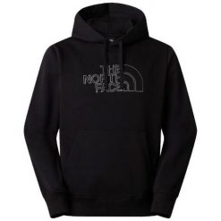 Bluza turystyczna męska The North Face M Drew Peak Light Regular Hoodie. Czarne bluzy z kapturem męskie The North Face, m, z bawełny. Za 295.00 zł.
