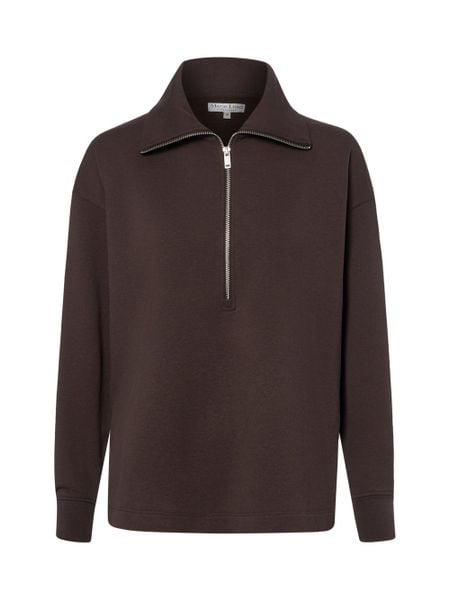 Marie Lund Bluza Kobiety brązowy, XS. Brązowe bluzy bez kaptura damskie Marie Lund, xs, bez wzorów, z bawełny, bez ramiączek, bez kaptura. Za 249.95 zł.