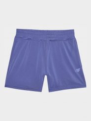 4F Szorty sportowe w kolorze fioletowym rozmiar: XL. Różowe spodenki sportowe damskie 4f, xl, z materiału, outdoorowe. Za 70.24 zł.