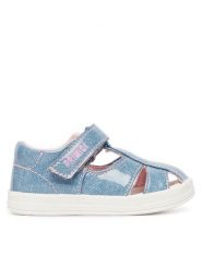 Primigi Sandały 1355455 M Niebieski. Niebieskie sandały dziewczęce Primigi, ze skóry, bez zapięcia. Za 189.99 zł.