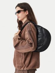 Adidas Torebka Adicolor Half Crescent Bag Metallic Pu KR1546 Czarny. Czarne torebki klasyczne damskie Adidas, bez wzorów, ze skóry, bez dodatków. Za 179.99 zł.