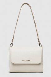 VALENTINO Duża biała torebka Alexia SS26. Białe listonoszki damskie Valentino by Mario Valentino, bez wzorów, duże, bez dodatków. W wyprzedaży za 508.99 zł.