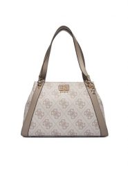 Guess Torebka Karnilla HWOS99 01220 Beżowy. Brązowe torebki klasyczne damskie Guess, z aplikacjami, ze skóry, bez dodatków. Za 719.99 zł.