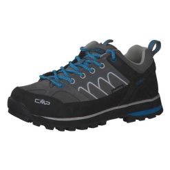 Damskie buty trekkingowe górskie ze skóry zamszowej VIBRAM CMP MOON LOW. Niebieskie obuwie trekkingowe damskie CMP. Za 458.20 zł.