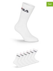 Fila Skarpety (6 par) w kolorze białym do tenisa rozmiar: 43-46. Białe skarpetki męskie Fila, bez wzorów. Za 64.95 zł.