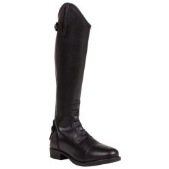 Buty do jazdy konnej Q-essentials Jessy. Czarne kalosze damskie QHP, bez wzorów. Za 377.50 zł.