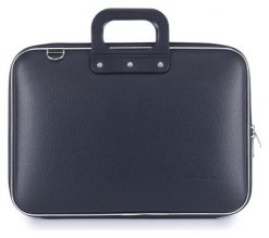 Torba Bombata Classic 15''-16'' dark blue. Niebieskie torby na laptopa damskie Bombata, bez wzorów. Za 239.00 zł.