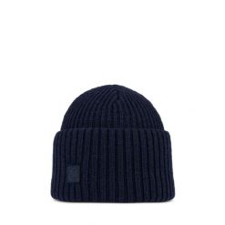 Czapka BUFF Knitted Beanie Rutger. Niebieskie czapki męskie Buff, bez wzorów, z dzianiny. Za 109.99 zł.