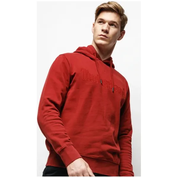 Timberland Bluza Taylor River Over Head Sweat , bordowy, rozmiar M. Czerwone bluzy z kapturem męskie Timberland, m, z bawełny. W wyprzedaży za 343.99 zł.