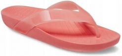 Japonki Dla Dorosłych Crocs Splash Glossy Flip. Brązowe klapki i japonki męskie Crocs, z materiału. Za 99.99 zł.